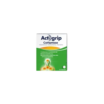 ACTIGRIP*12CPR 2,5+60+500MG