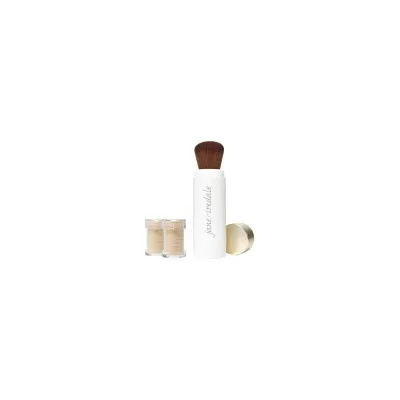 JANE IREDALE POWDER-ME SPF30 REFILLABLE BRUSH + 2 REFILL TANNED 5G
