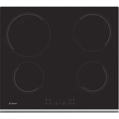 Candy Piano cottura elettrico 33801795 CH64XB in vetroceramica nero da 59 cm