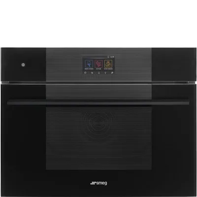 Smeg Forno compatto combinato vapore Galileo Steam100 Pro da incasso SO4104S4PB3 finitura nero da 60 cm