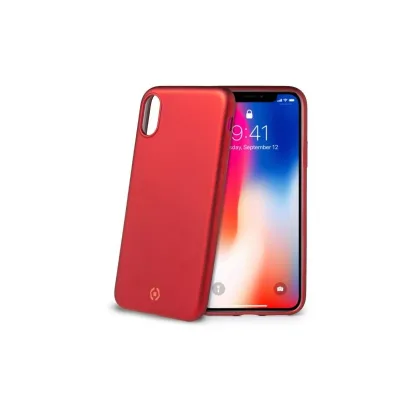 CELLY SOFTMATT COVER IPHONE XS/X RED SOFTMATT900RD
