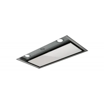 Elica Cappa da incasso BOX IN PLUS IXGL/A/60 PRF0097795A finitura acciaio inox e vetro bianco da 60 cm