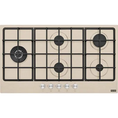 Franke: Piano cottura a gas FHSM 905 4G DCL OA C 106.0672.411 finitura avena da 88 cm