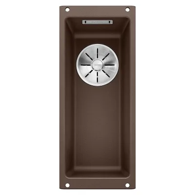 Blanco Lavello una vasca SUBLINE 160-U 1515051 finitura caffè da 19x46 cm - Sottotop