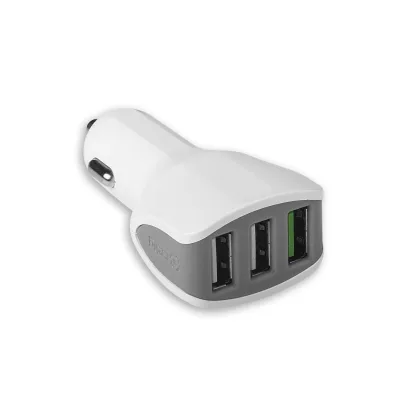 CELLY 3USB-A CAR CHARGER 22W WHITE CC3USBTURBOWH