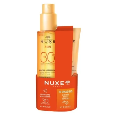 NUXE SUN OLIO SPF30 + SHAMPOO DOCCIA DOPOSOLE