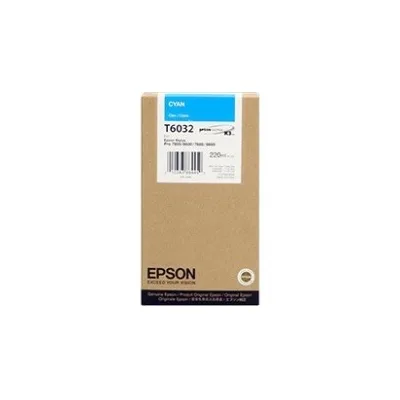 CARTUCCIA ORIGINALE EPSON Stylus Pro 7800 C13T603200 T6032 CIANO