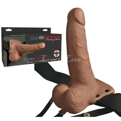 Strap-On cavo vibrante Fetish Fantasy Pipedream 17,8 cm ricaricabile 10 modalità