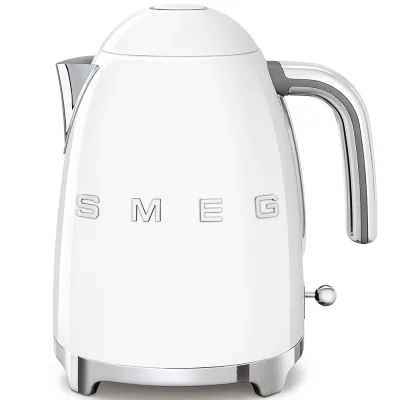 Smeg Bollitore elettrico KLF03WHEU finitura bianco con logo Smeg 3D - - IN PROMOZIONE FINO AL 30/06