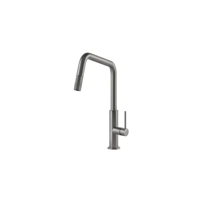 Foster Miscelatore monocomando con canna girevole ed estraibile 8522 100 finitura ottone satinato - IN PROMOZIONE FINO AL 30/06