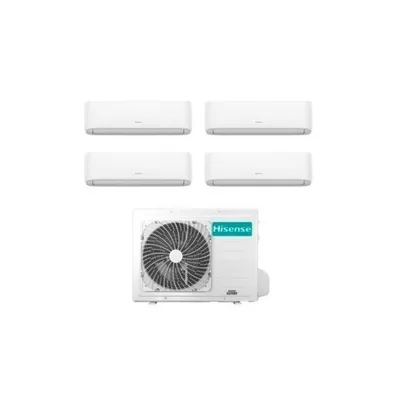 Climatizzatore Condizionatore HISENSE Quadri Split serie HI-COMFORT Inverter da 7000+7000+7000+18000 con 4AMW81U4RAA R-32 Wi-Fi Integrato 7+7+7+18  A++/A+