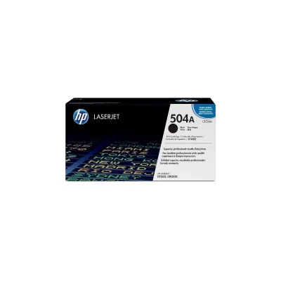 TONER ORIGINALE HP LASERJET COLOR CP 3525N CE250A NERO 5K 504A