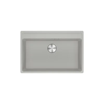 Franke: Lavello una vasca Vasche Sopratop Maris MRG 610-72 TL 114.0661.669 finitura fragranite alluminio da 76x51 cm