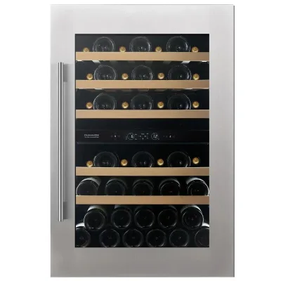 Dunavox Cantinetta vino da incasso/sottotop SPIRIT-44 DVS-44.120DSS finitura inox da 59 cm