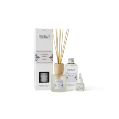 NASOTERAPIA DIFFUSORE BASTONCINI MUSCHIO BIANCO 100ML
