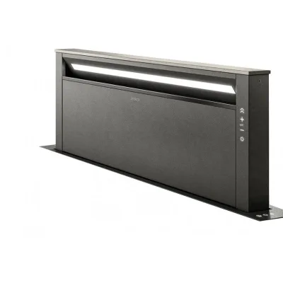 Elica Cappa downdraft GETUP NAKED/A/90 PRF0162869 finitura effetto ghisa e rivestibile da 90 cm