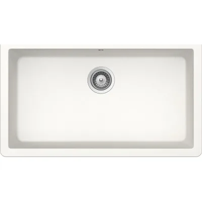 Schock Lavello una vasca SOLIDO N100XL SOLN100L01 finitura bianco assoluto da 83.82x46.95 cm