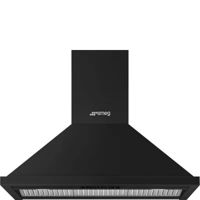 Smeg Cappa aspirante decorativa a muro KPF94MB finitura nero opaco da 90 cm - IN PROMOZIONE FINO AL 30/06