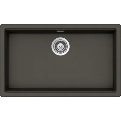 Schock Lavello una vasca LAHTI N100XL LATN100XLA43 finitura asphalt da 75.6x45.6 cm