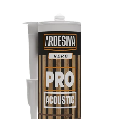 Silicone acrilico Nero per incollaggio di profili con presa forte