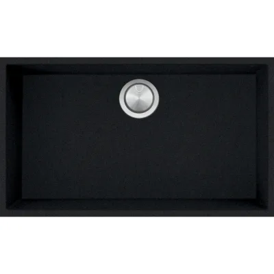 Barazza Lavello sottotop a una vasca SOUL 1QSO81NS finitura b_granite nero da 72.5x40.5cm - PROMOZIONE ATTIVA FINO AL 19/10