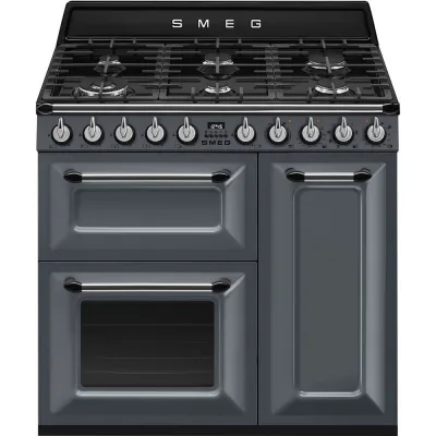Smeg S Cucina TR93GR con tre forni e piano cottura gas finitura Slate Grey da 90x60 cm - PROMOZIONE ATTIVA FINO AL 19/10