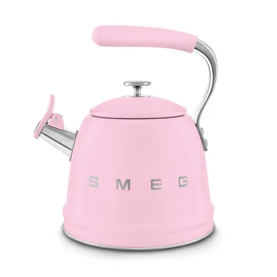 PRONTA CONSEGNA - Smeg Bollitore a fischio WKF01PK finitura rosa