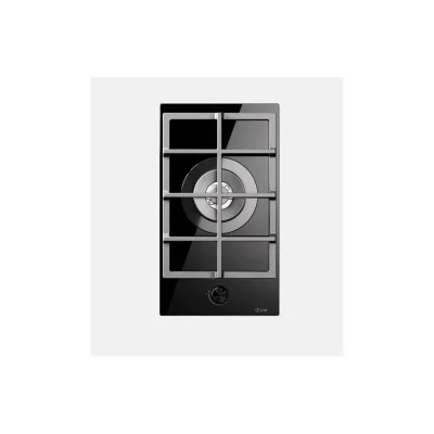 Ilve Piano cottura gas Professional Plus HCG30CK in vetro temperato nero da 30 cm