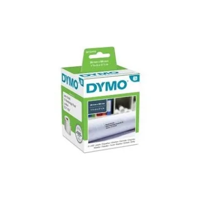 ETICHETTE ADESIVE PERMANENTE ORIGINALE DYMO DM-99012 DM99012 S0722400 89mm x 36mm 260pz
