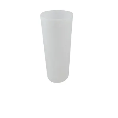 Vaso LED per esterni bianco in polietilene, ricaricabile, RGB + luce naturale, 1 LED 4W, 28x60cm