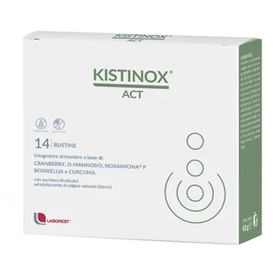 Kistinox Act Integratore Vie Urinarie 14 Bustine