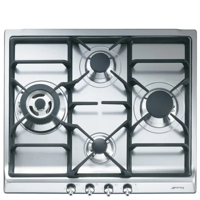 PRONTA CONSEGNA - Smeg Piano cottura a gas SER60SGH3 finitura acciaio inox satinato da 60 cm