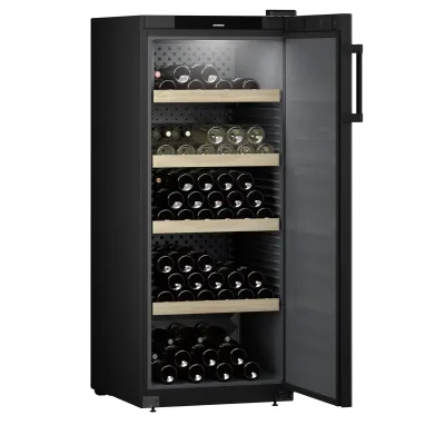 Liebherr Cantina vino a libera installazione WSbl 4601 con porta piena nero e telaio nero da 60 cm - PROMOZIONE ATTIVA FINO AL 19/10