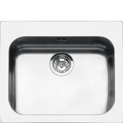 Smeg Lavello una vasca VS50P3 finitura acciaio inox da 58 cm - IN PROMOZIONE FINO AL 30/06