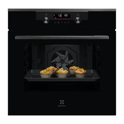 Electrolux | Forno pirolitico multifunzione KODDP66WH in vetro nero da 60 cm