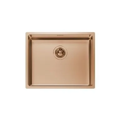 Foster Lavello una vasca 2155 855 finitura acciaio PVD brandy fumè da 54x44 cm - IN PROMOZIONE FINO AL 30/06