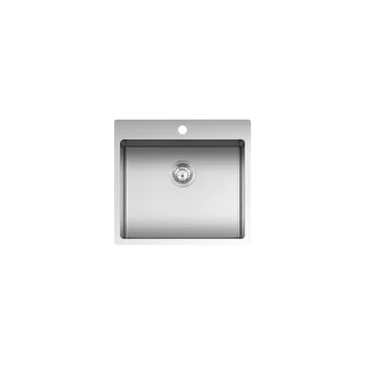 Barazza Lavello una vasca B_SMART 1LBS61 finitura inox satinato da 55x50.5 cm