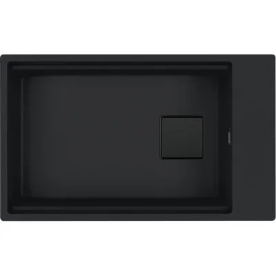 Franke: Lavello una vasca Vasche Sottotop Kubus 2 KNG 110-62 125.0718.491 finitura black matt da 62x42 cm