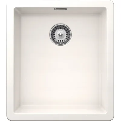 Schock Lavello una vasca GALAXY N100SU GALN100SU99 finitura bianco puro da 38x43 cm