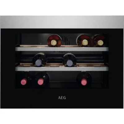 AEG Cantina vino sottotop da incasso KWK 884520 M finitura inox antimpronta da 60 cm