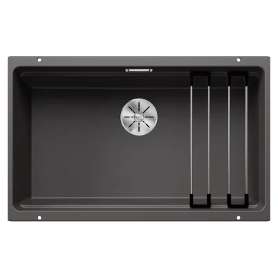 Blanco Lavello a una vasca ETAGON 700-U Platinum 5525168 finitura grigio roccia da 73x46 cm - Sottotop
