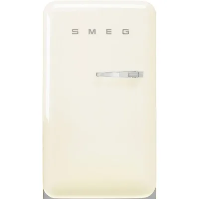 Smeg Frigorifero monoporta con cerniere a sinistra a libera installazione FAB10HLCR6 finitura panna da 55 cm