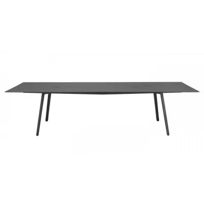 Scab Tavolo fisso Squid OF art. 2432 con struttura in metallo e piano in stratificato compact da 300x120 cm - CON VOUCHER 15% NEL CARRELLO