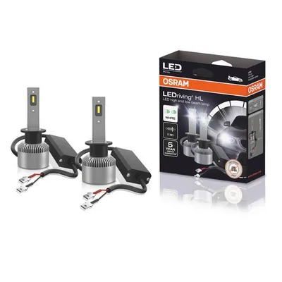 Lampade LED ausiliarie Osram 64150DWP LEDriving HL H1 12W 12V P14.5s