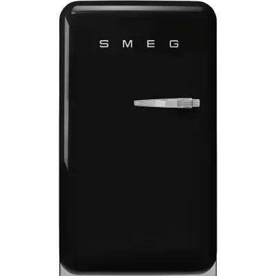 Smeg Frigorifero monoporta con cerniere a sinistra a libera installazione FAB10HLBL6 finitura nero da 55 cm - IN PROMOZIONE FINO AL 30/06