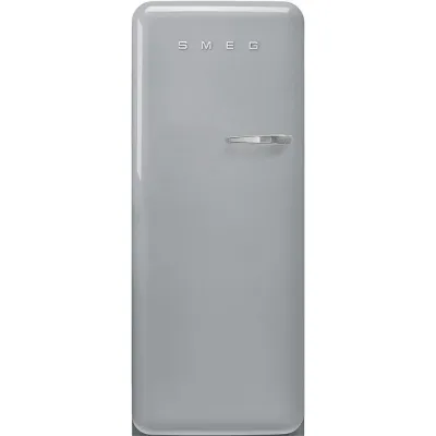 Smeg Frigorifero monoporta con cerniere a sinistra a libera installazione FAB28LSV6 finitura silver da 60 cm