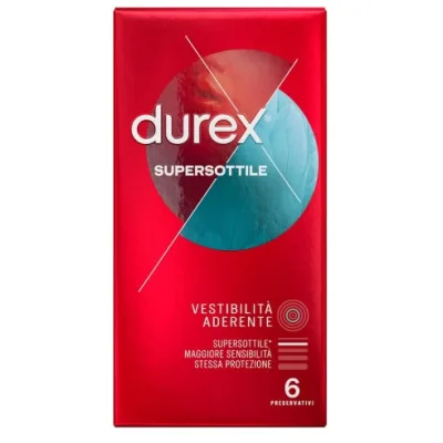 DUREX SUPERSOTTILE CLOSE FIT 6PZ