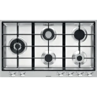 Barazza Piano cottura a gas B_FREE 1PBF95 finitura inox satinato da 87 cm