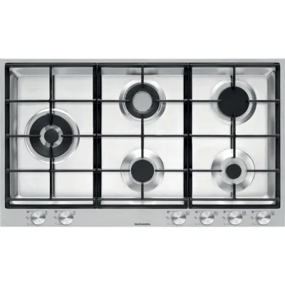 Barazza Piano cottura a gas B_FREE 1PBF95 finitura inox satinato da 87 cm