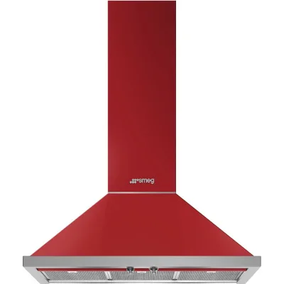 Smeg S Cappa aspirante a parete KPF9RD finitura rosso da 90 cm